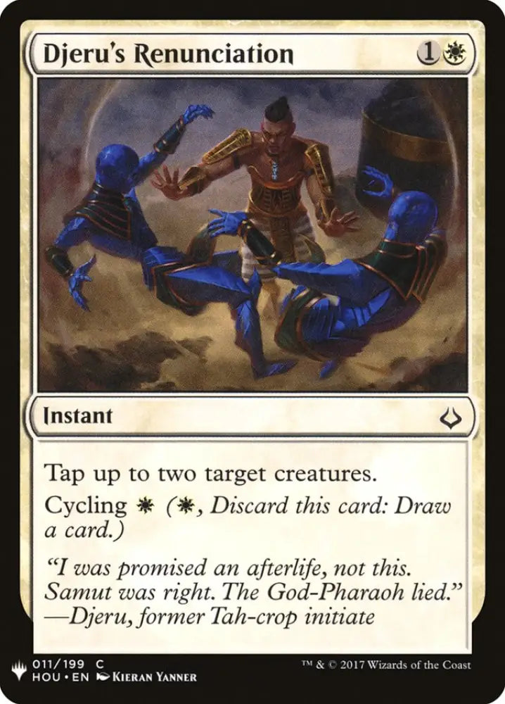 Djeru’s Renunciation [Mystery Booster] - MTG Single