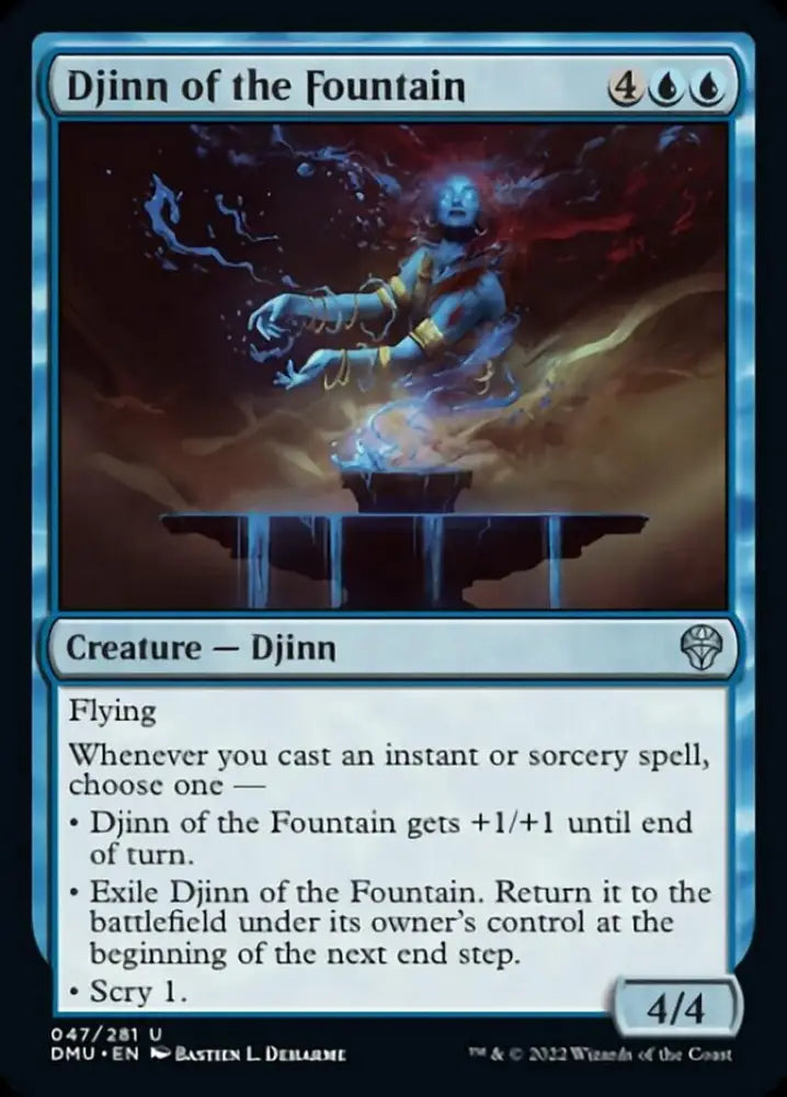Djinn of the Fountain [Dominaria United] - MTG Single