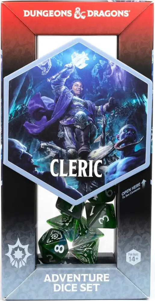 DND Adventure Dice Cleric: Green - D&D