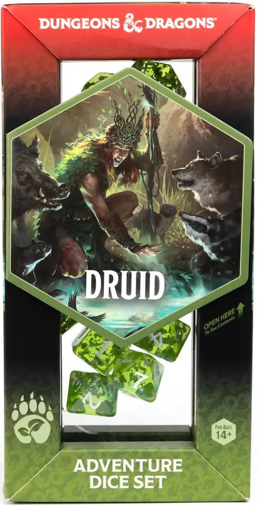 DND Adventure Dice Druid: Green - D&D