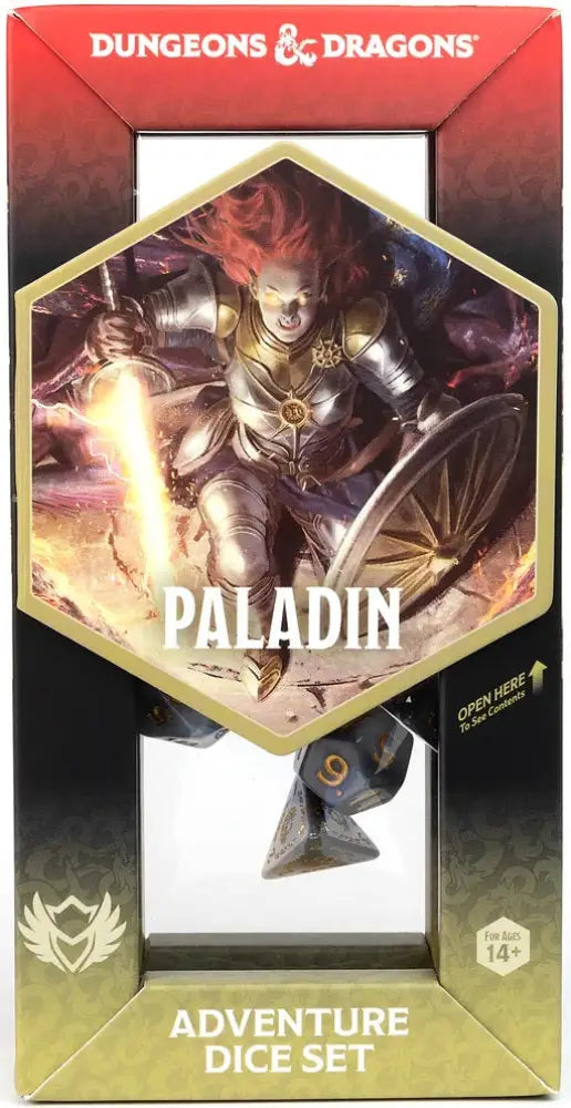 DND Adventure Dice Paladin: White / Grey - D&D