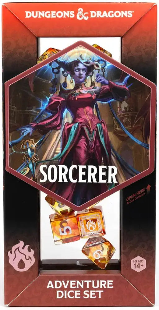 DND Adventure Dice Sorcerer: Orange - D&D