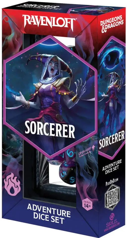 DND Adventure Dice Sorcerer: Purple - D&D