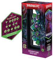 DND Adventure Dice Warlock: Green/Purple - D&D