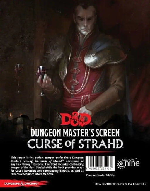 DND DM SCREEN CURSE OF STRAHD - D&D
