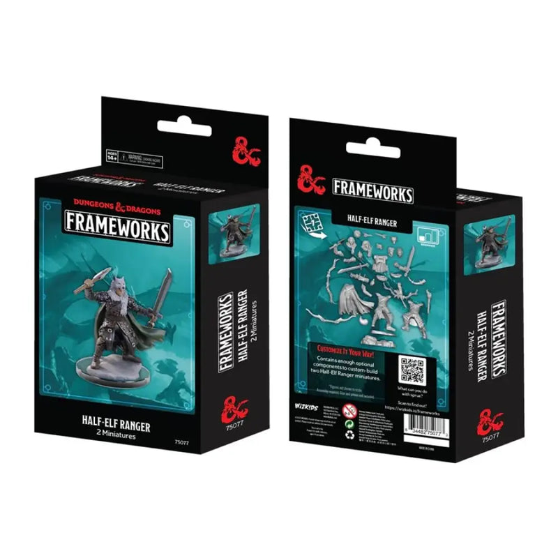 DND Frameworks: Wave 2A: Male Half-Elf Ranger - D&D