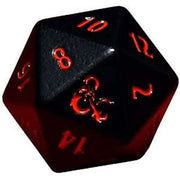 DND Heavy Metal Black and Red D20 Set of 2 - Accessoire