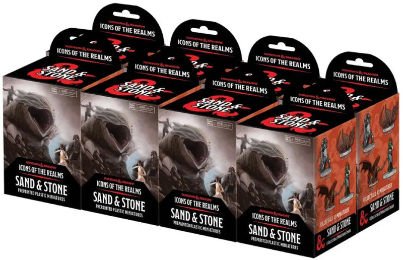 DND ICONS 26: SAND AND STONE 8CT BOOSTER BRICK - D&D