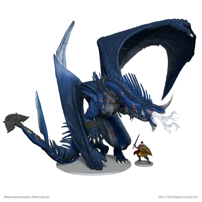 DND Icons: Anthradusk Ancient Blue Dragon - D&D
