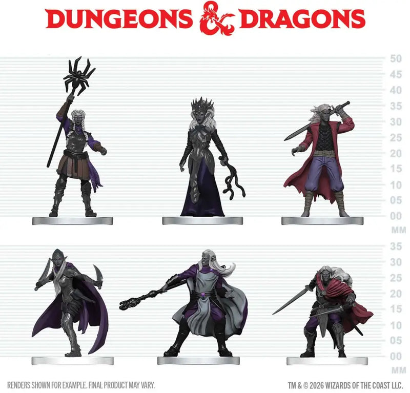 DND Icons Drow Warband (Preorder) (2026-10-15) - D&D