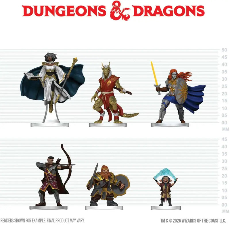 DND Icons: Player’s Handbook Swords and Staves Starter Set - D&D
