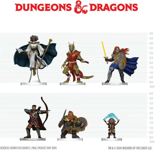 DND Icons: Player’s Handbook Swords and Staves Starter Set - D&D