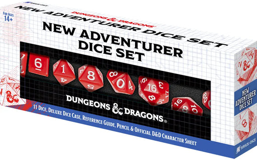 DND New Adventurer Set Red Dice - D&D