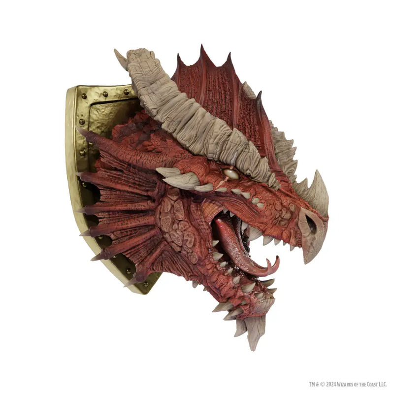 DND Replicas of the Realms Ancient Red Dragon Trophy Plaque Limited Edition 50th Anniversary - D&D