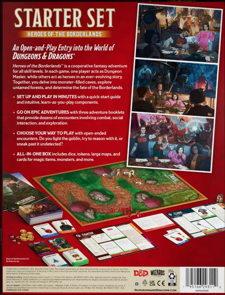 DND RPG 2024 Starter Box Set Heroes of the Borderlands - D&D
