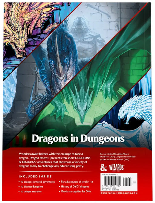 DND RPG Dragon Delves an Adventure Anthology Hardcover - D&D