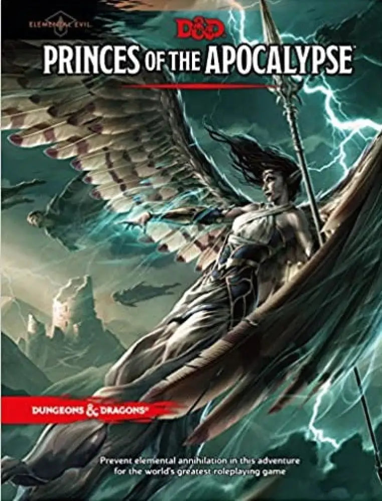 DND RPG Elemental Evil: Princes of the Apocalypse Hardcover - D&D