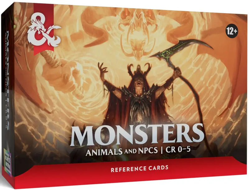 DND RPG Reference Cards Monsters Animals and NPCs (EN) - D&D