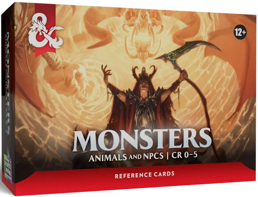 DND RPG Reference Cards Monsters Animals and NPCs (EN) - D&D