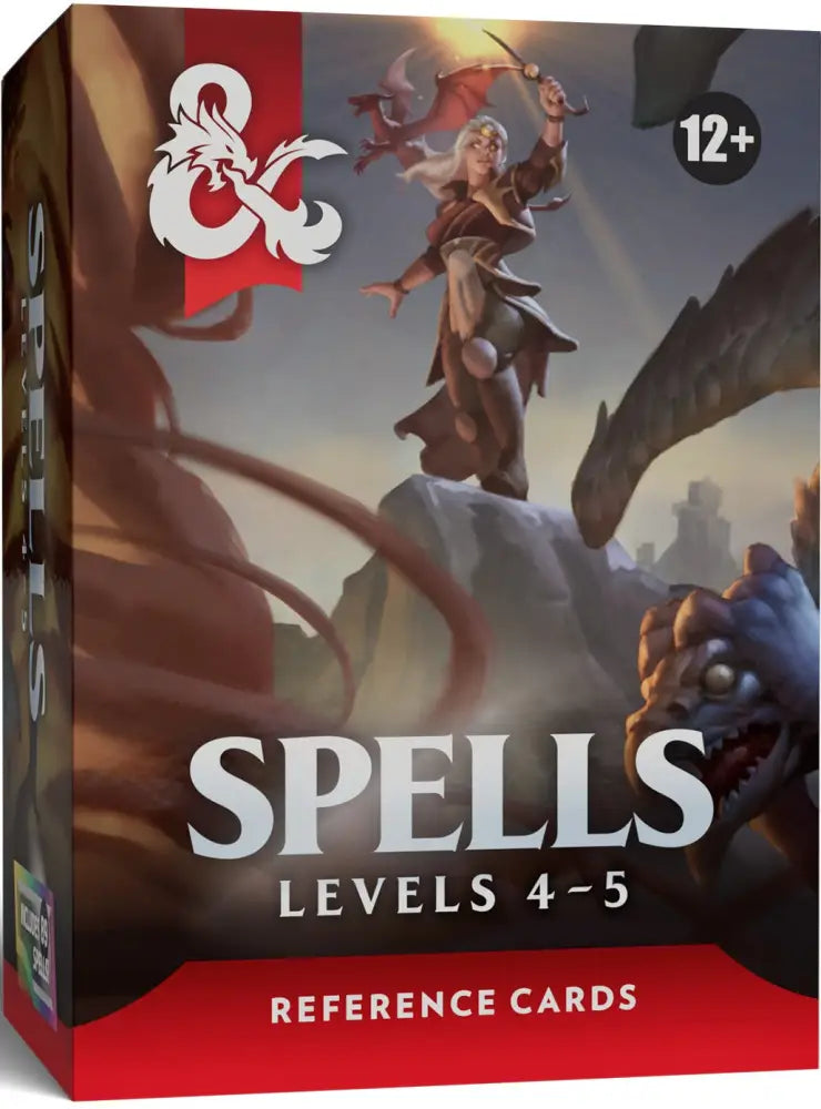 DND RPG Reference Cards Spells 3 (Level 4-5) (EN) - D&D