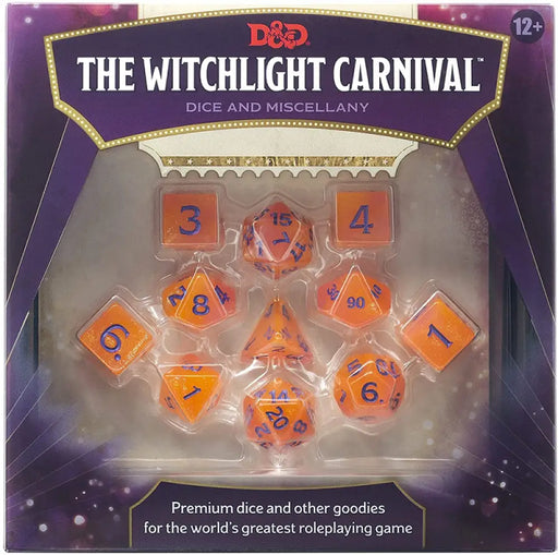 DND RPG WITCHLIGHT CARNIVAL DICE SET - D&D