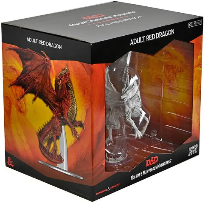 DND Unpainted Minis Adult Red Dragon - D&D