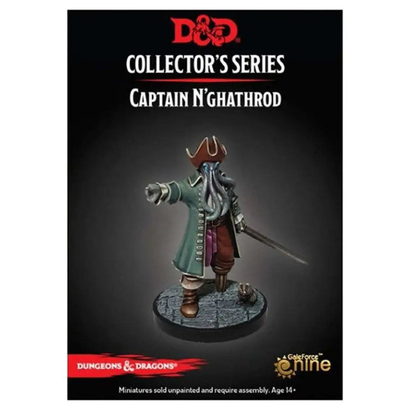 DND UNPAINTED MINIS CAPTAIN N’GHATHROD - D&D
