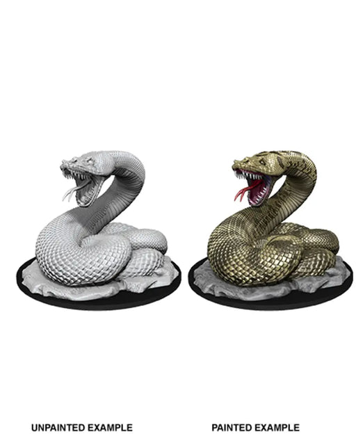 DND Unpainted Minis Giant Constrictor Snake - D&D