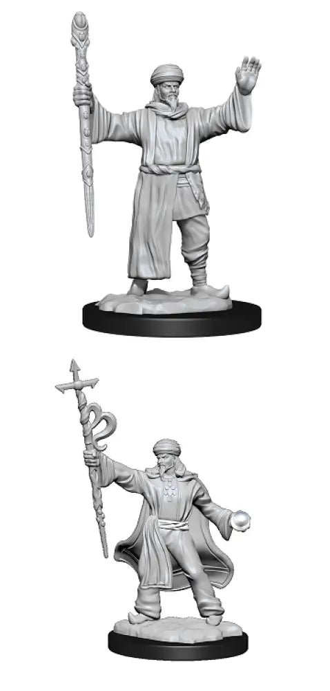 DND UNPAINTED MINIS WV13 HUMAN WIZARD MALE - D&D