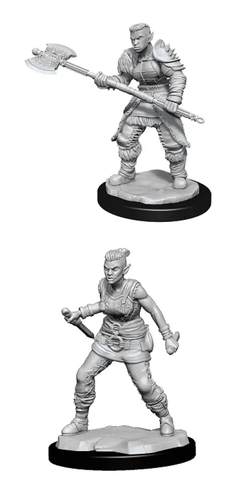 DND UNPAINTED MINIS WV13 ORC BARBARIAN FEMALE - D&D