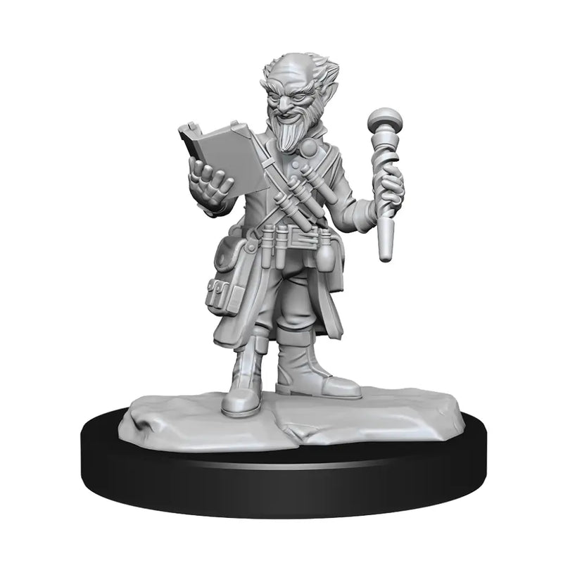 DND UNPAINTED MINIS WV14 GNOME ARTIFICER MALE - D&D