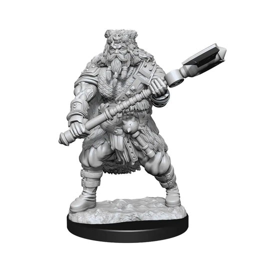 DND UNPAINTED MINIS WV14 HUMAN BARBARIAN MALE - D&D
