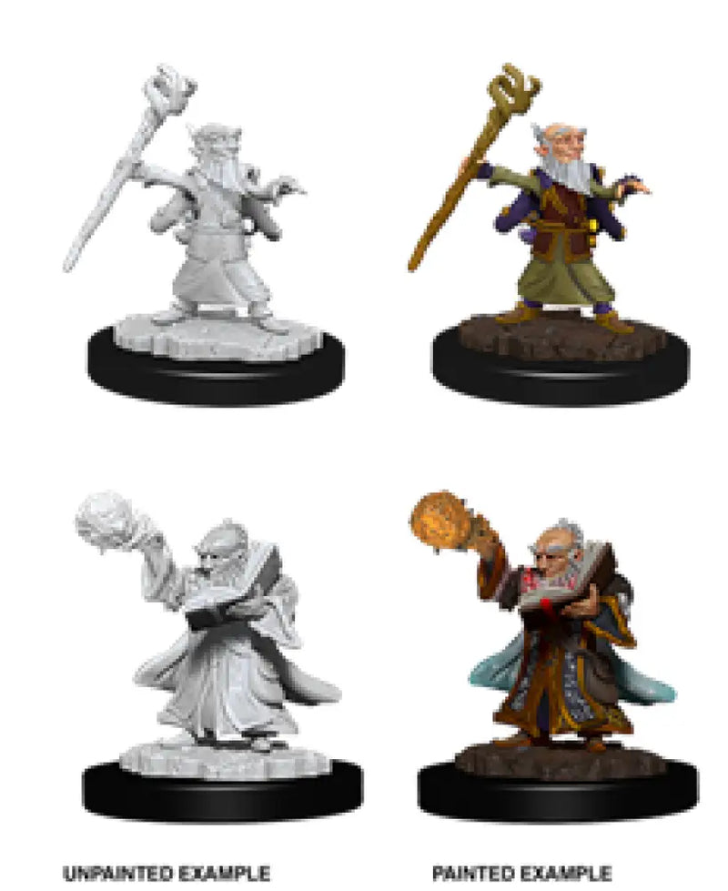 DND UNPAINTED MINIS WV6 MALE GNOME WIZARD - D&D