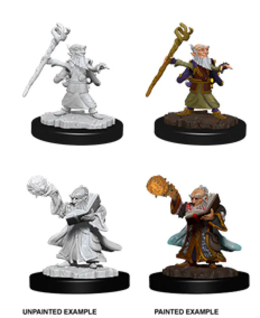 DND UNPAINTED MINIS WV6 MALE GNOME WIZARD - D&D