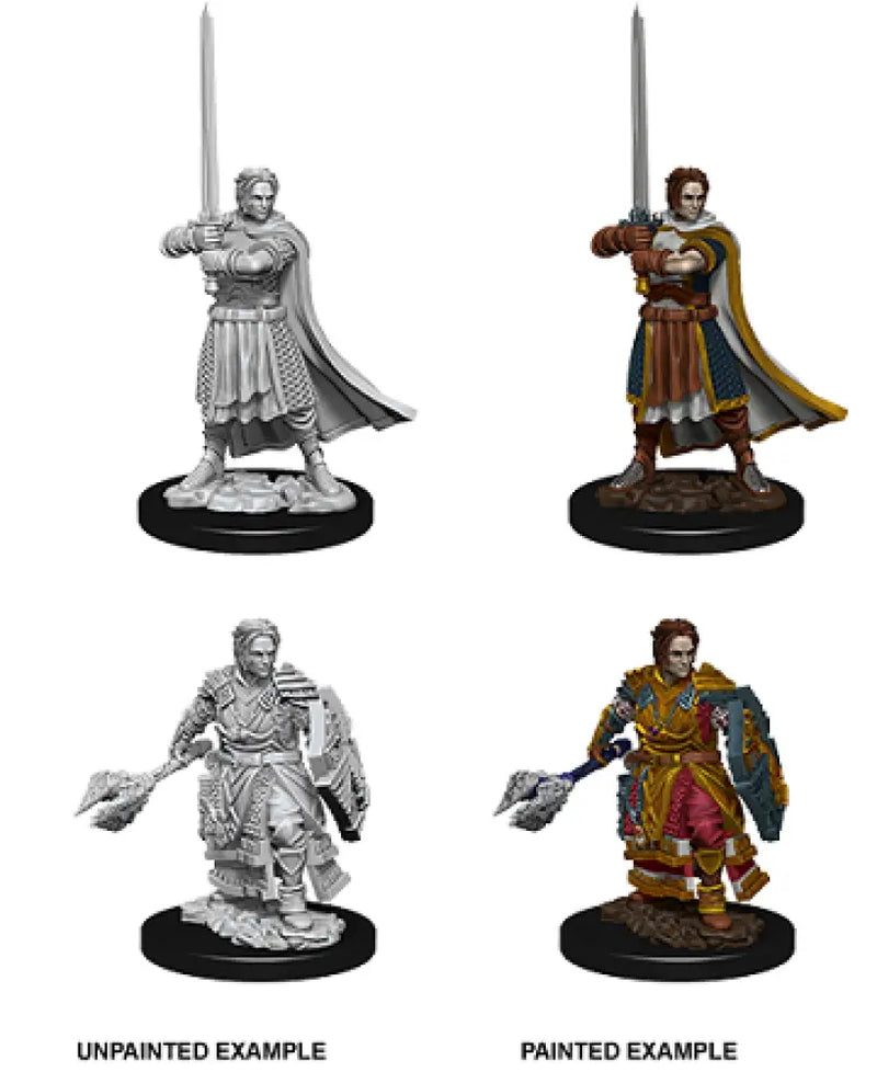 DND UNPAINTED MINIS WV8 MALE HUMAN CLERIC - D&D