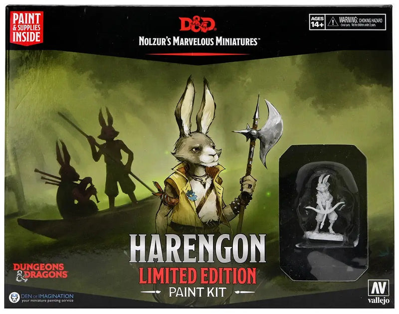 DND UNPAINTED PAINT NIGHT KIT HARENGON - D&D