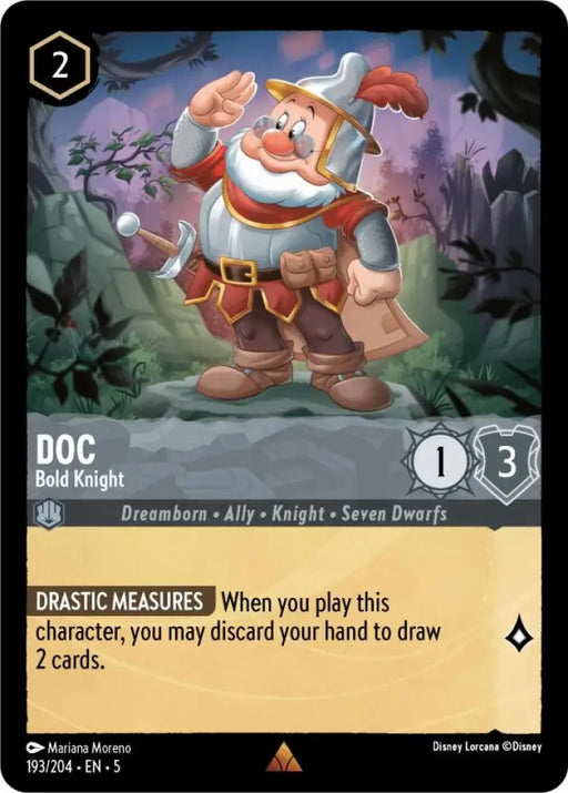 Doc - Bold Knight (193/204) [Shimmering Skies] - Lorcana Single