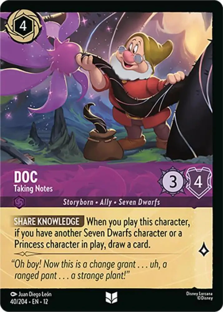 Doc - Taking Notes (Foil) (40/204) [Wilds Unknown]