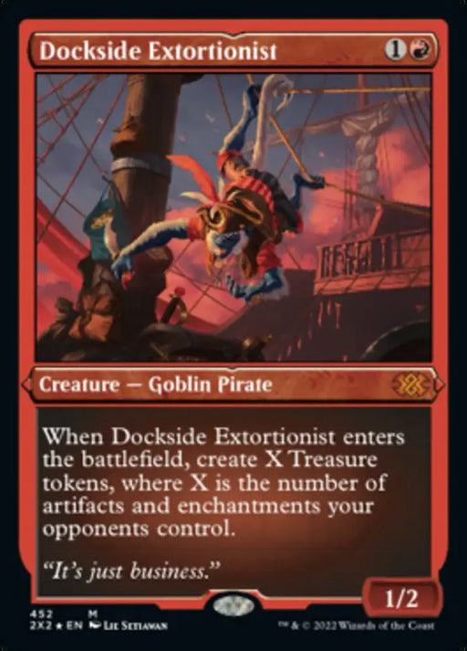 Dockside Extortionist (Foil Etched) [Double Masters 2022] - MTG Single