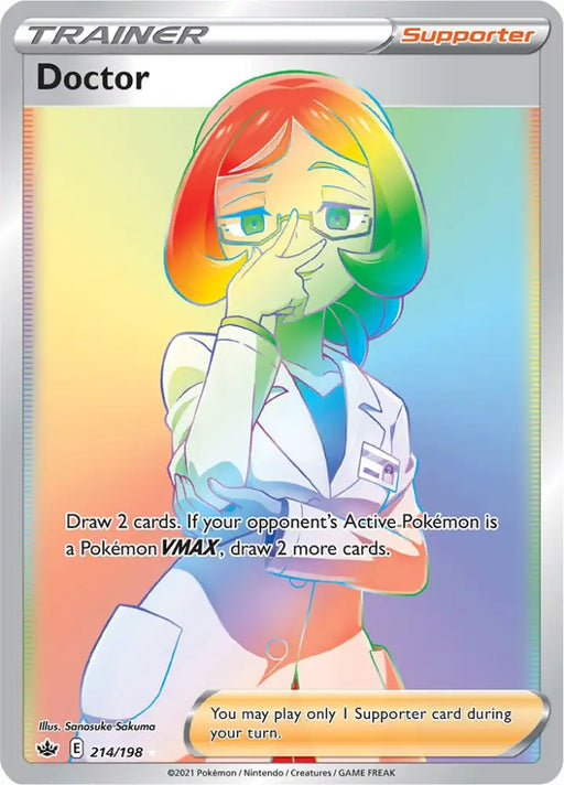 Doctor (214/198) [Sword & Shield: Chilling Reign] - Pokemon Single