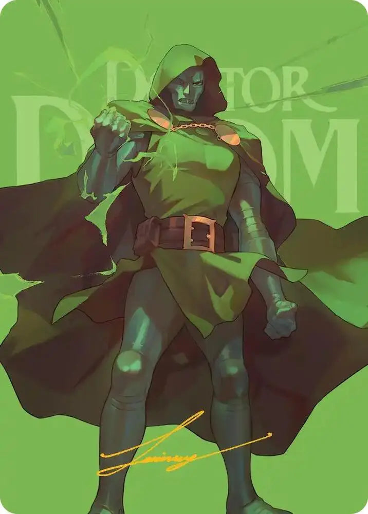 Doctor Doom Art Card (Gold-Stamped Signature) (24) [Marvel Super Heroes Art Series]