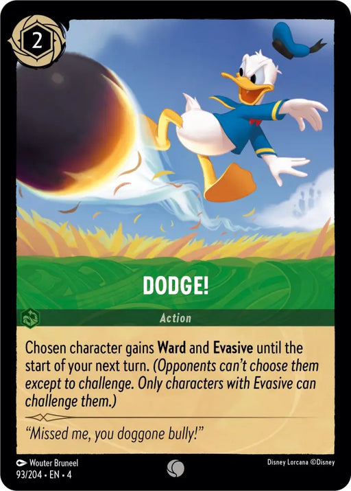 Dodge! (93/204) [Ursula’s Return] - Lorcana Single
