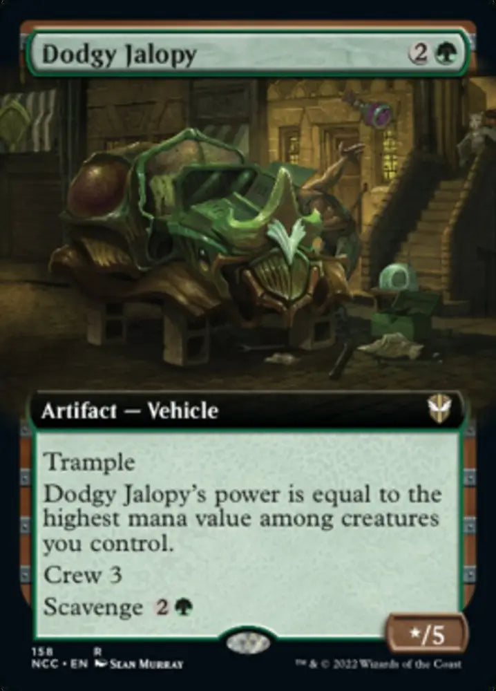 Dodgy Jalopy (Extended Art) [Streets of New Capenna Commander] - MTG Single