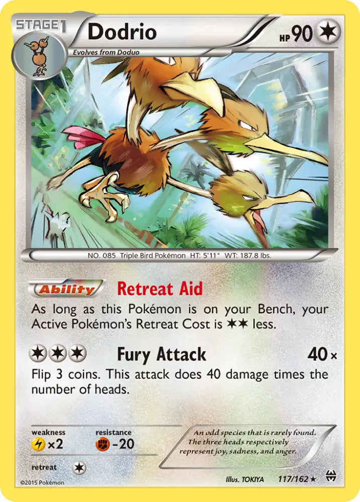 Dodrio (117/162) [XY: BREAKthrough] - Pokemon Single