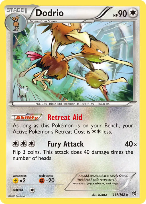 Dodrio (117/162) [XY: BREAKthrough] - Pokemon Single