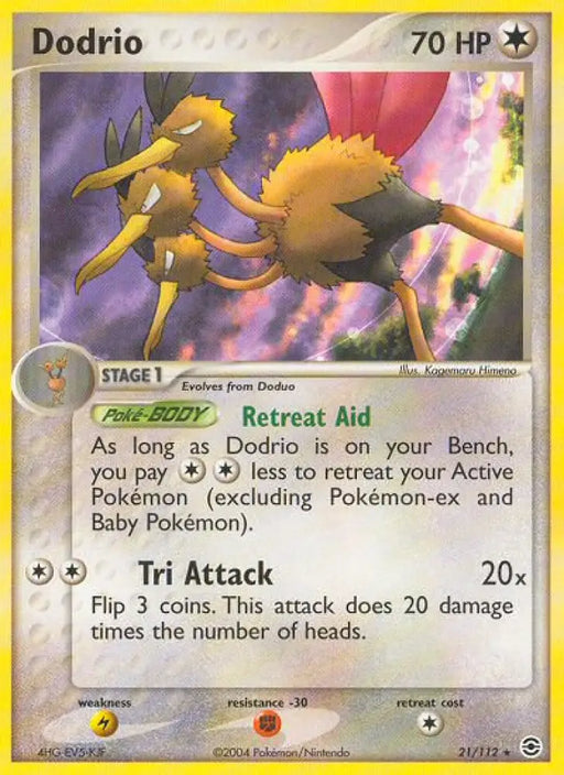 Dodrio (21/112) [EX: FireRed & LeafGreen] - Pokemon Single