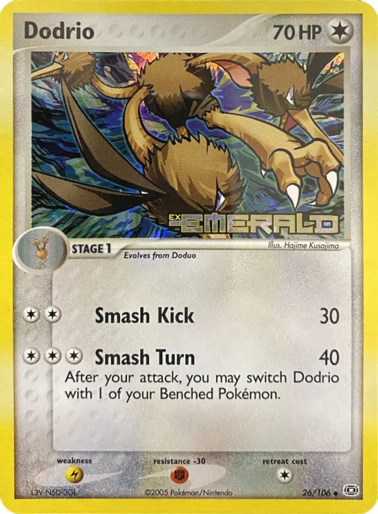 Dodrio (26/106) (Stamped) [EX: Emerald] - Pokemon Single