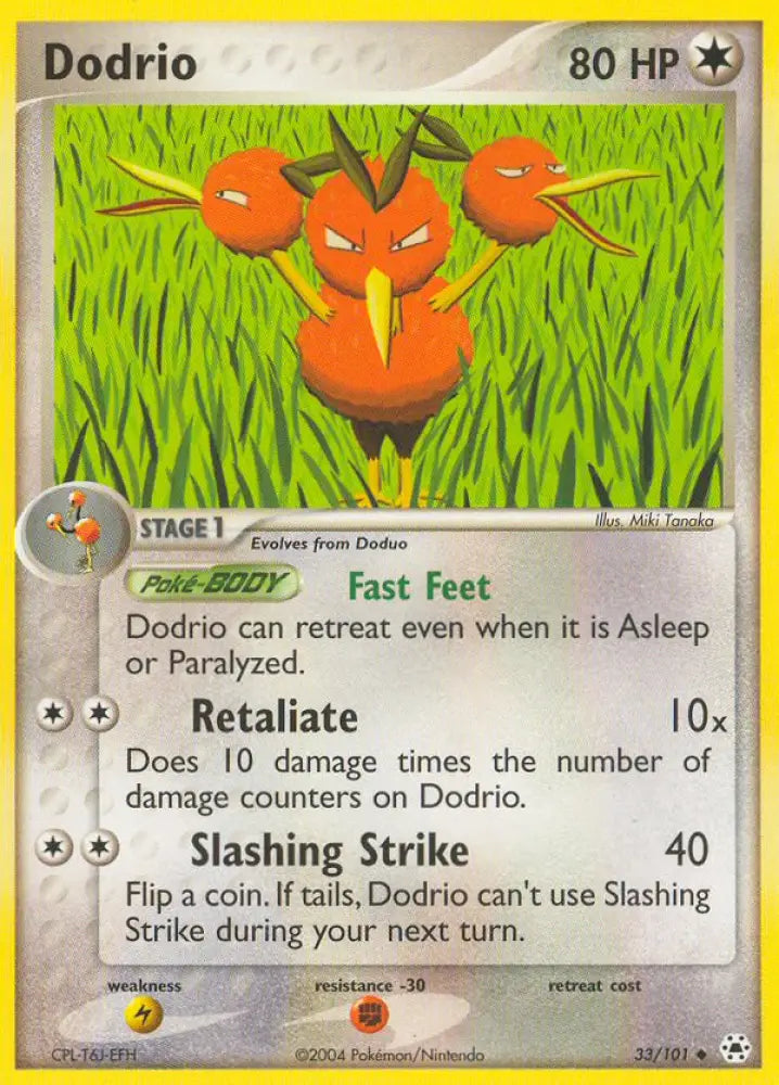 Dodrio (33/101) [EX: Hidden Legends] - Pokemon Single