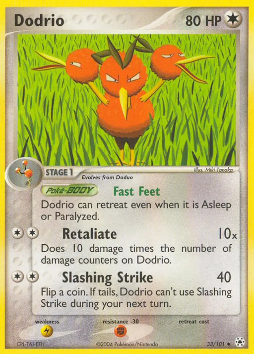 Dodrio (33/101) [EX: Hidden Legends] - Pokemon Single