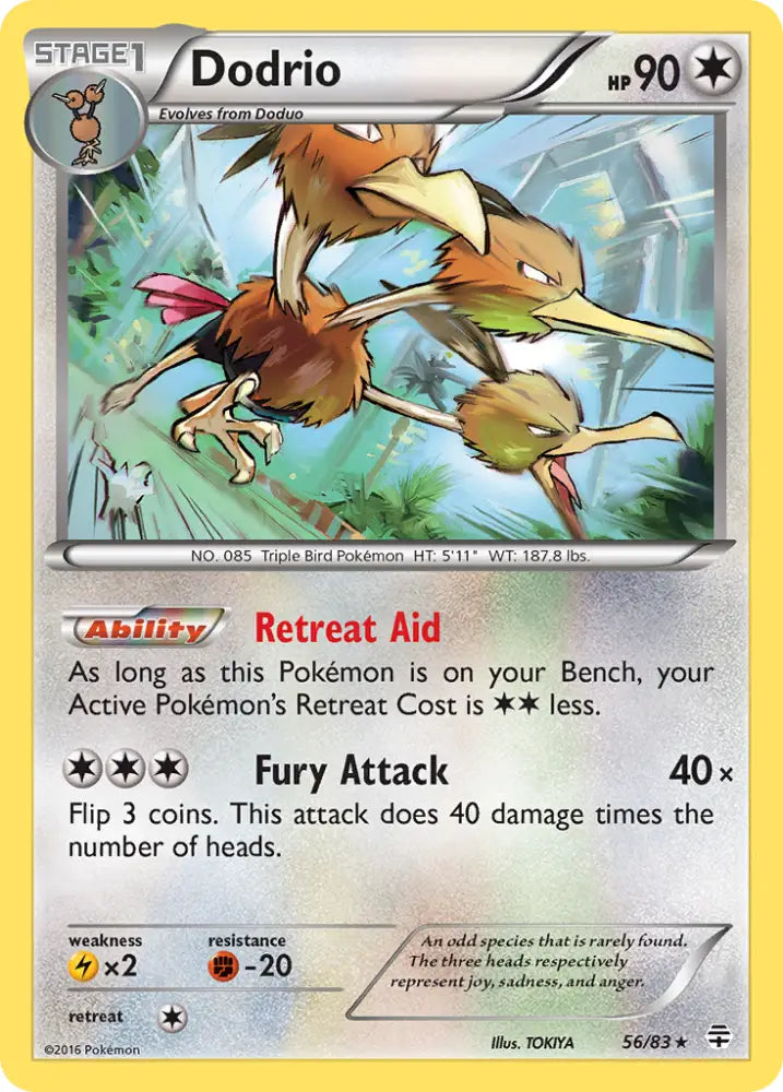 Dodrio (56/83) [XY: Generations] - Pokemon Single